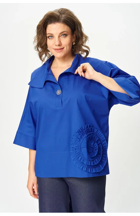 Блузка Michel Chic 786/1 васильковый