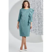 Платье Mira Fashion 5535-2 бирюзовый