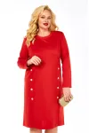 Платье Элль-Стиль 2443/1 красный Платье Элль-Стиль 2443/1 красный