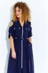 Платье Euromoda 410 черничный