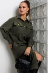 Платье Галеан Cтиль 989 хаки