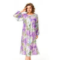 Платье Карина Делюкс М-1374 мультиколор