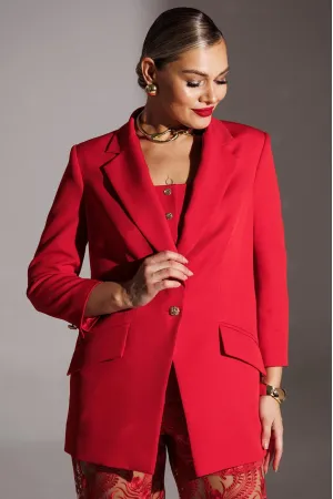 Пиджак Мода-Юрс 25-2951 красный