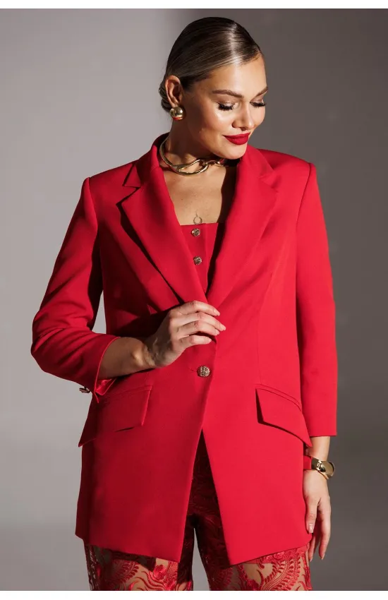 Пиджак Мода-Юрс 25-2951 красный