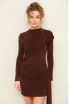 Платье Pur Pur 11-433 Коричневый