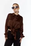 Блузка Talia Fashion 436 коричневый Блузка Talia Fashion 436 коричневый