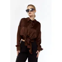 Блузка Talia Fashion 436 коричневый Блузка Talia Fashion 436 коричневый