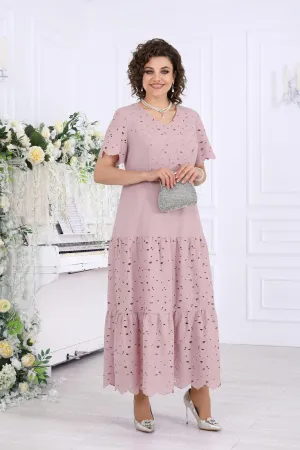 Платье Ninele 7531 Пудра