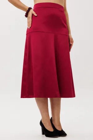 Юбка Anelli 1510 гранатовая патока»