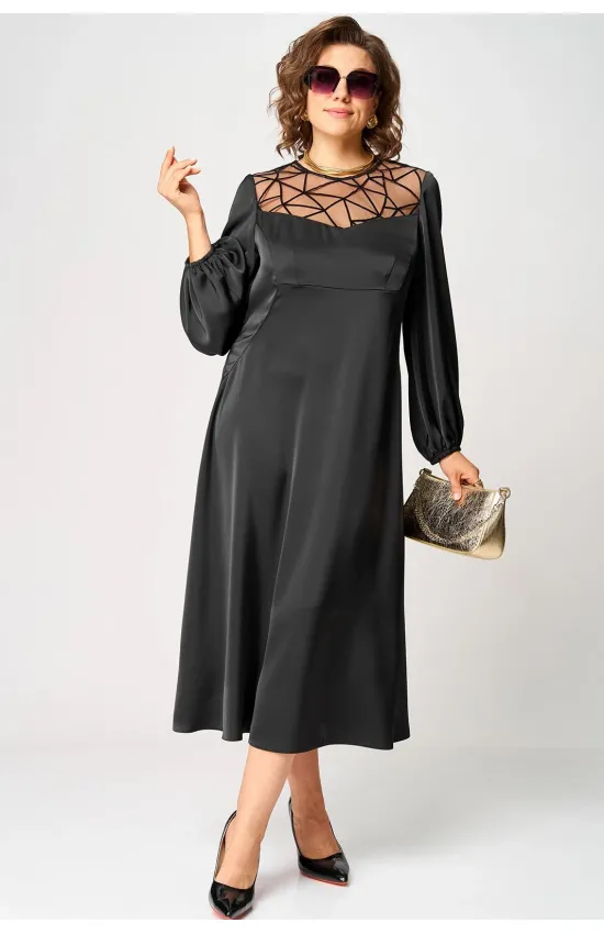 Платье Eva Grant 7268B черный