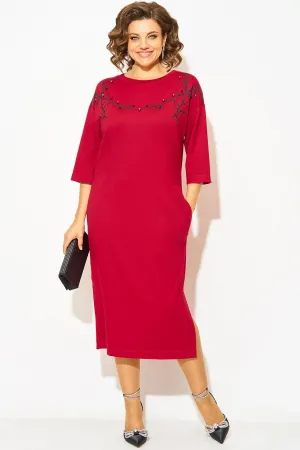 Платье Лилиана 1490 алый Платье Лилиана 1490 алый