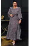 Платье Vittoria Queen 27103 меланж серый Платье Vittoria Queen 27103 меланж серый