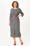 Платье Svetlana Style 2166 серый клетка