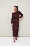Платье Pur Pur 11-424/1 Коричневый