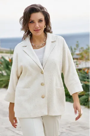 Пиджак Vittoria Queen 27923ж экрю