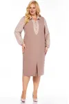 Платье Линия-Л Б-2040 светло-коричневый