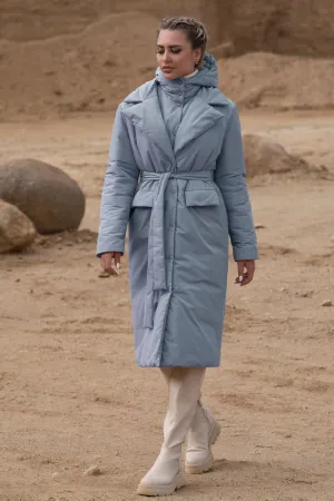 Пальто Golden Valley 7122 голубой