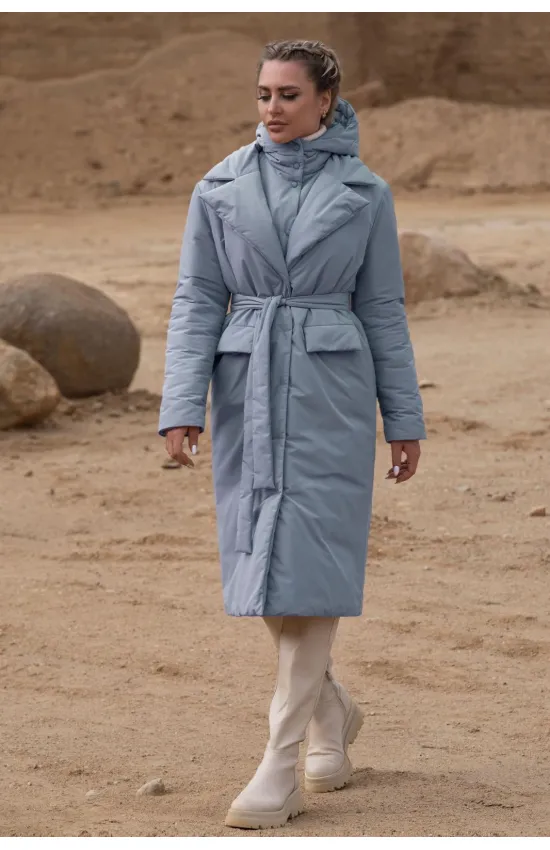 Пальто Golden Valley 7122 голубой