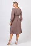 Платье Bazalini 5075 бежевый Платье Bazalini 5075 бежевый