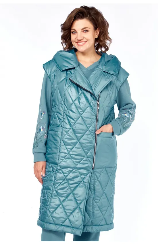 Жилет Bagira 1053 бирюзовый