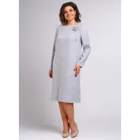 Платье Your Size 2251/164 Серо-голубой