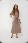 Платье Vesnaletto 4384 коричневый