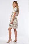 Платье Lady Style Classic 1819/2 Бежевый с оливковым