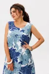 Платье Anelli 1519 цветочное небо