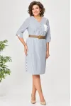 Платье Moda-Versal 2393 молочно-голубой new