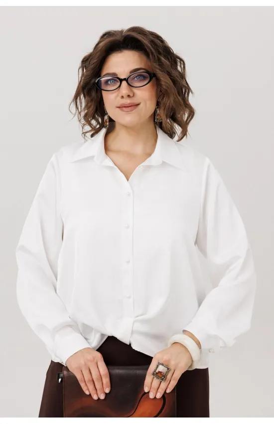 Блузка Anelli 1663 перламутровая жемчужина