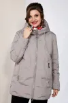 Куртка Shetti 2140 бежево-серый