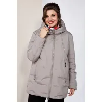 Куртка Shetti 2140 бежево-серый
