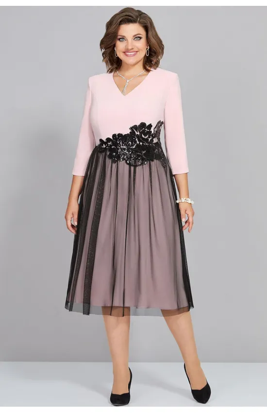Платье Mira Fashion 5316 пудра