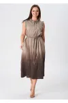 Платье Your Size 2246/164 Кофе с молоком (Капучино)
