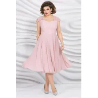 Платье Mira Fashion 5399 пудра