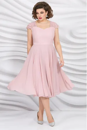 Платье Mira Fashion 5399 пудра