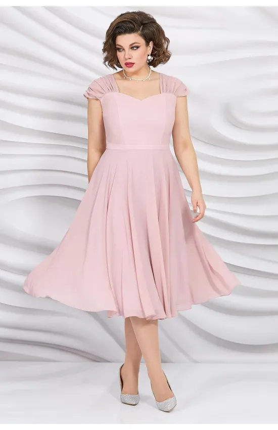 Платье Mira Fashion 5399 пудра