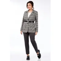 Пиджак Matini М4.1359/1 серый+клетка