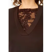 Платье Кокетка И К 1337 коричневый