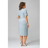 Платье Орхидея Люкс 1570 голубой