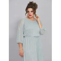 Платье Mira Fashion 5446-4 приглушенно-бирюзовый