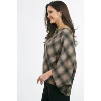 Блузка Axxa 152 бежево-черный