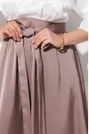 Платье Anastasia Mak 1229 жемчужный+капучино Платье Anastasia Mak 1229 жемчужный+капучино