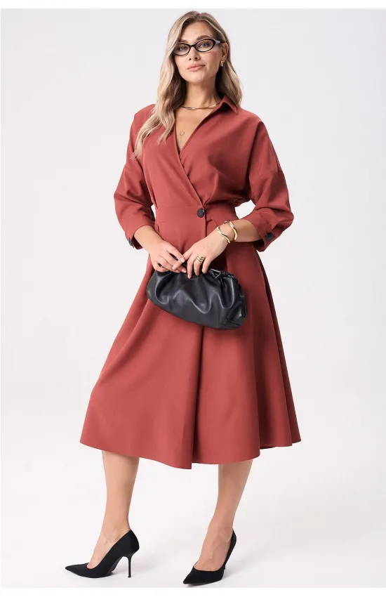 Платье Anastasia 1229.2 клюква