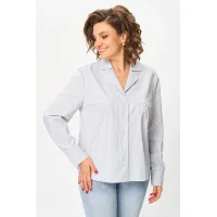 Блузка Svetlana Style 2168 голубая полоска