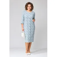 Платье Орхидея Люкс 1500 Голубой