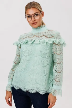 Блузка Anelli 1689 бирюзовый