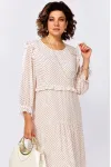 Платье Lady Secret 25301 Пудра+черный горошек
