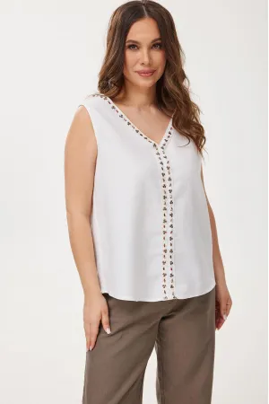 Блузка Mirolia 1261 белый