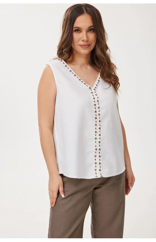 Блузка Mirolia 1261 белый